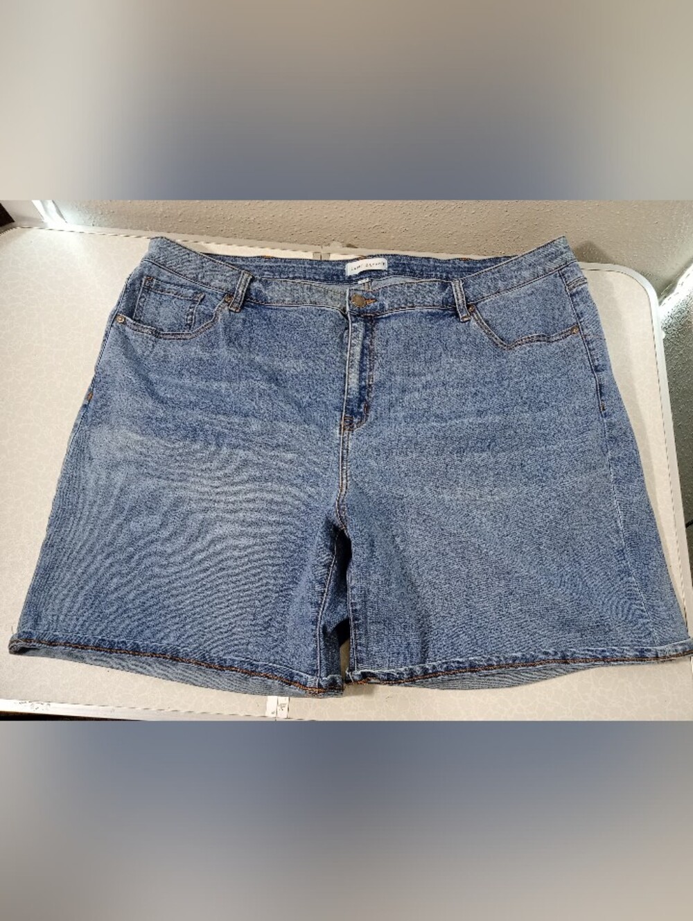 Lane Bryant Blue Denim Bermuda Shorts sz 22